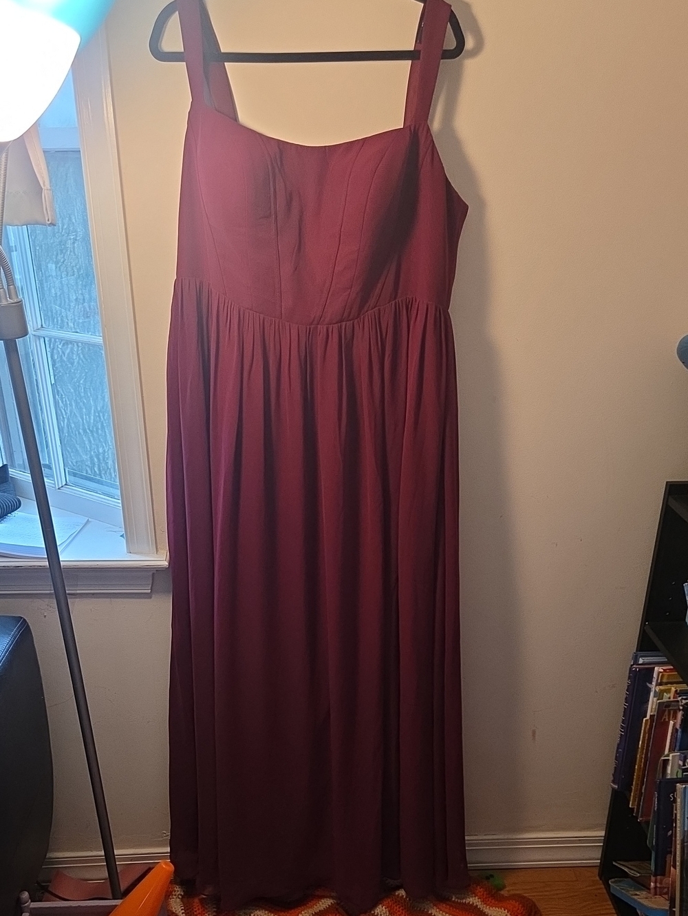 Azazie Rosaline Cabernet Burgundy Bridesmaid Maxi Dress